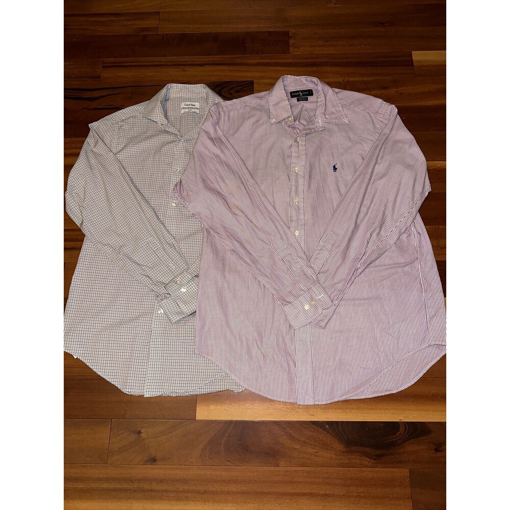 Ralph Lauren and Calvin Klein Dress Shirt | Bundle Deal!! (2) Size 15 34/35